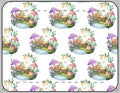 Whimsical Mushroom Garden Laptop Sleeve — Protective Floral Tech Case