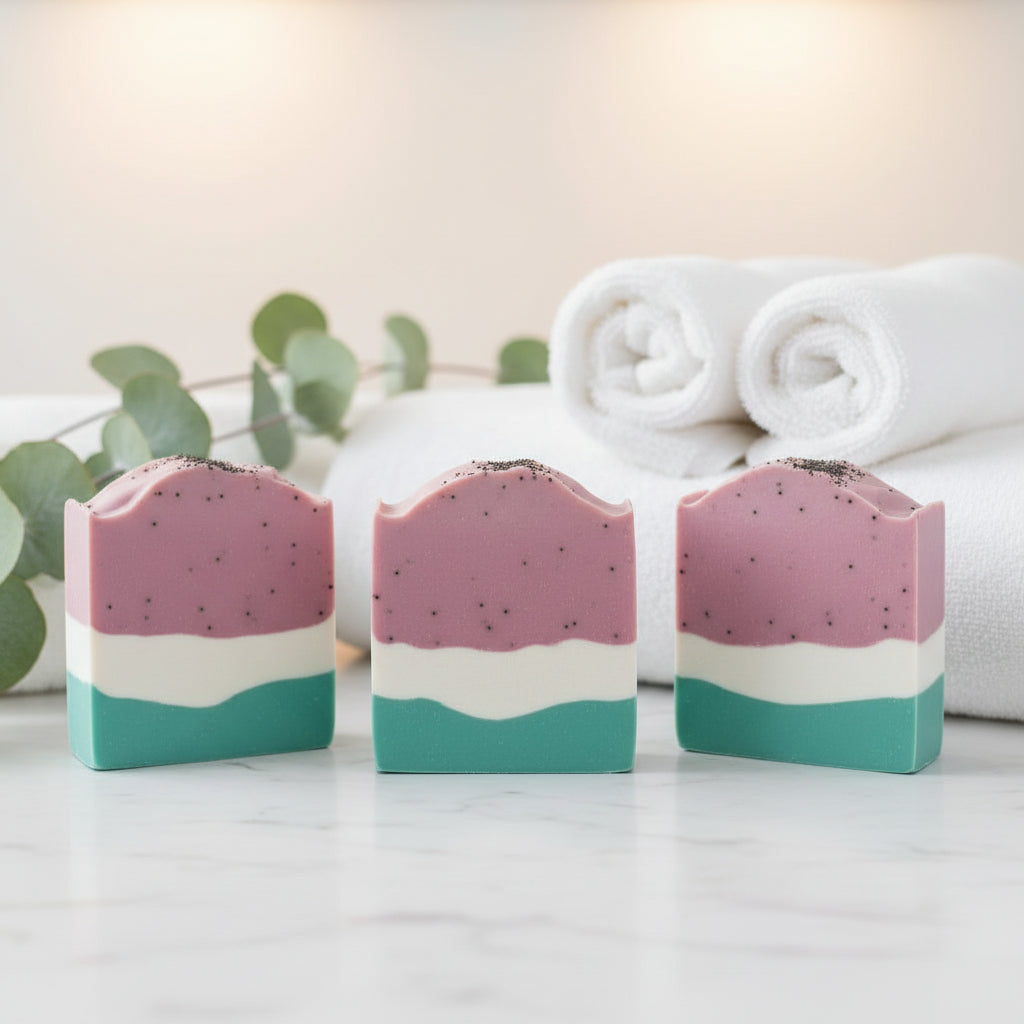 Blushing Cucumber Artisan Soap Bar