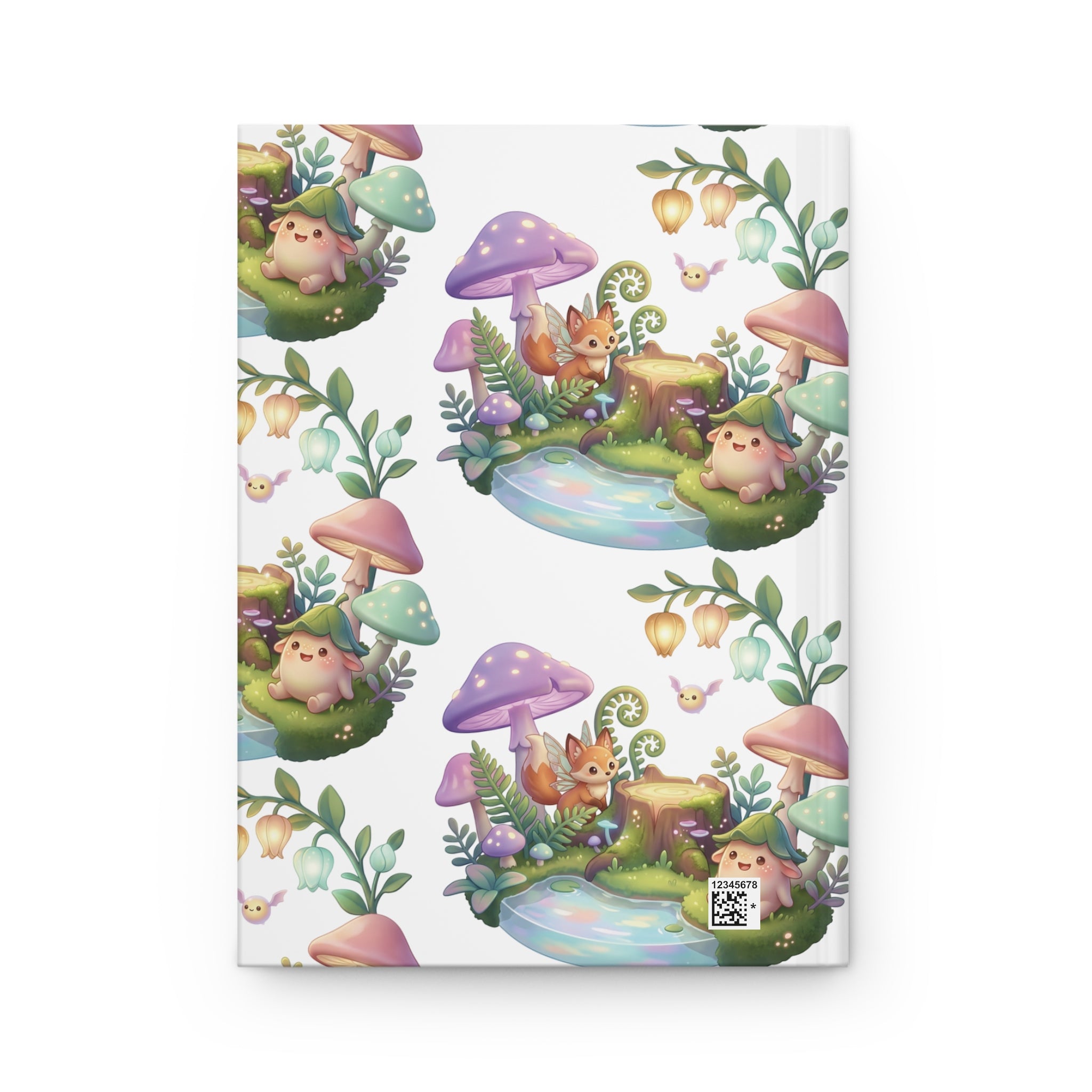 Hardcover Journal — Cute Fantasy Mushroom Forest Notebook for Kids & Journaling