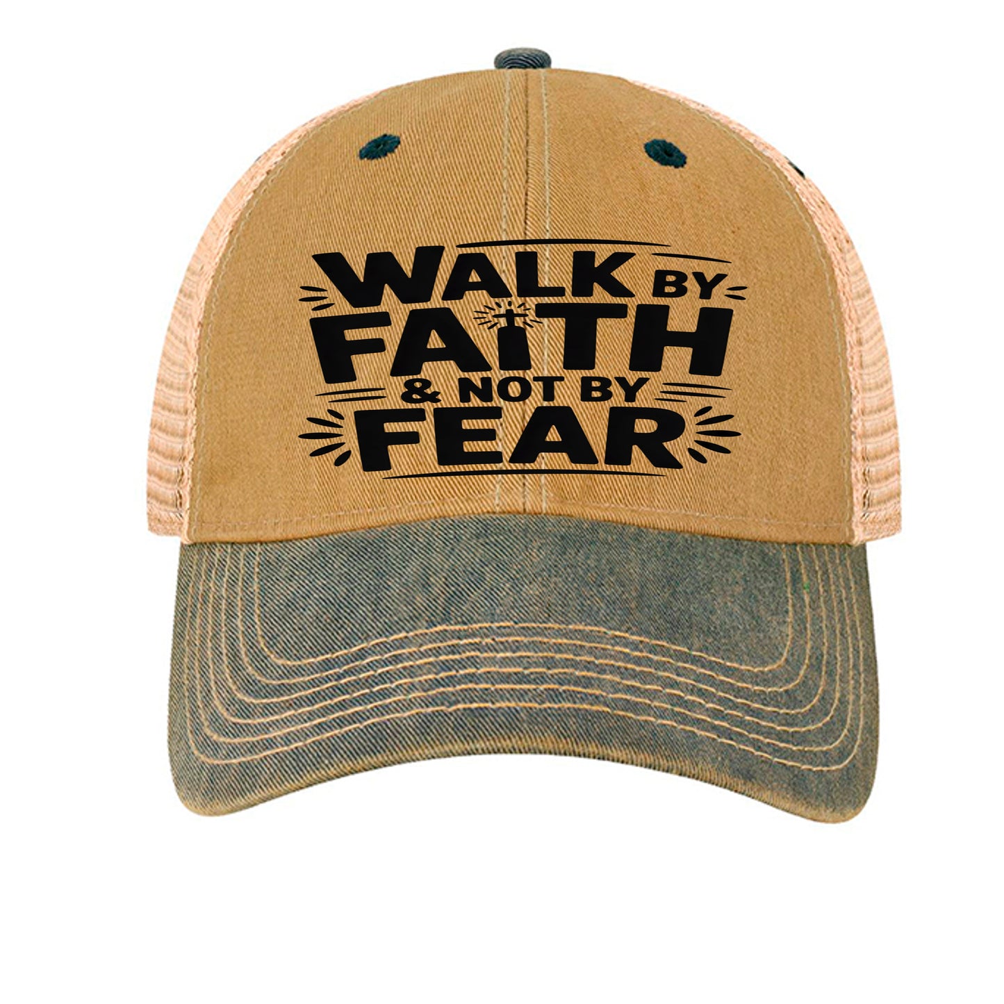 Dark Tan/ Navy - OFA - FRONT
