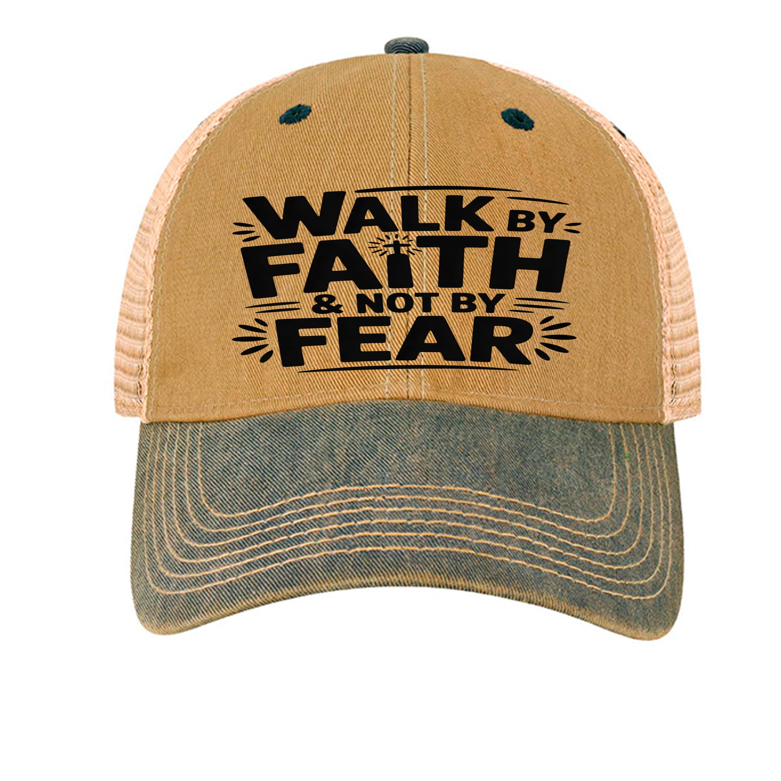 Dark Tan/ Navy - OFA - FRONT