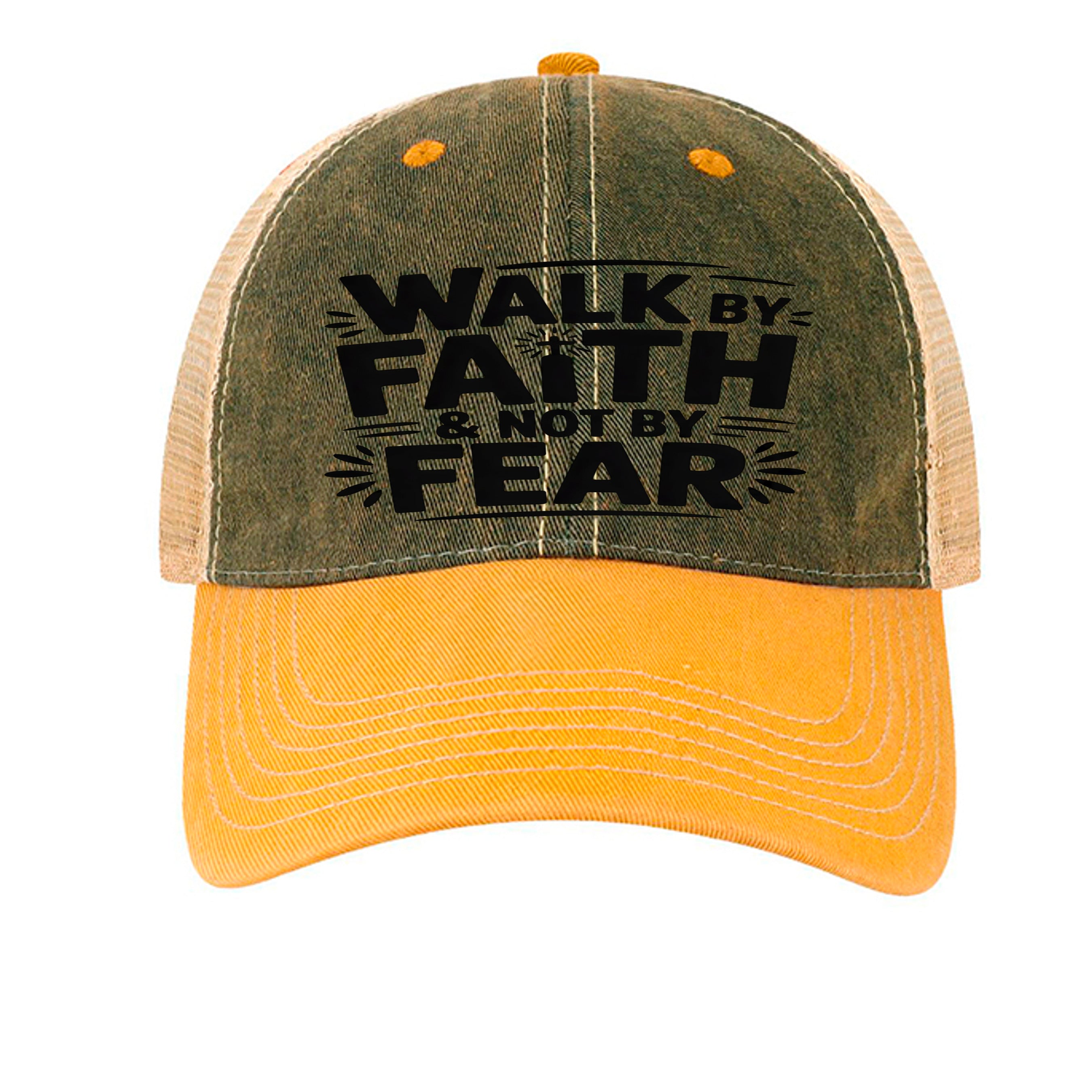 Black/ Yellow/ Khaki - OFA - FRONT