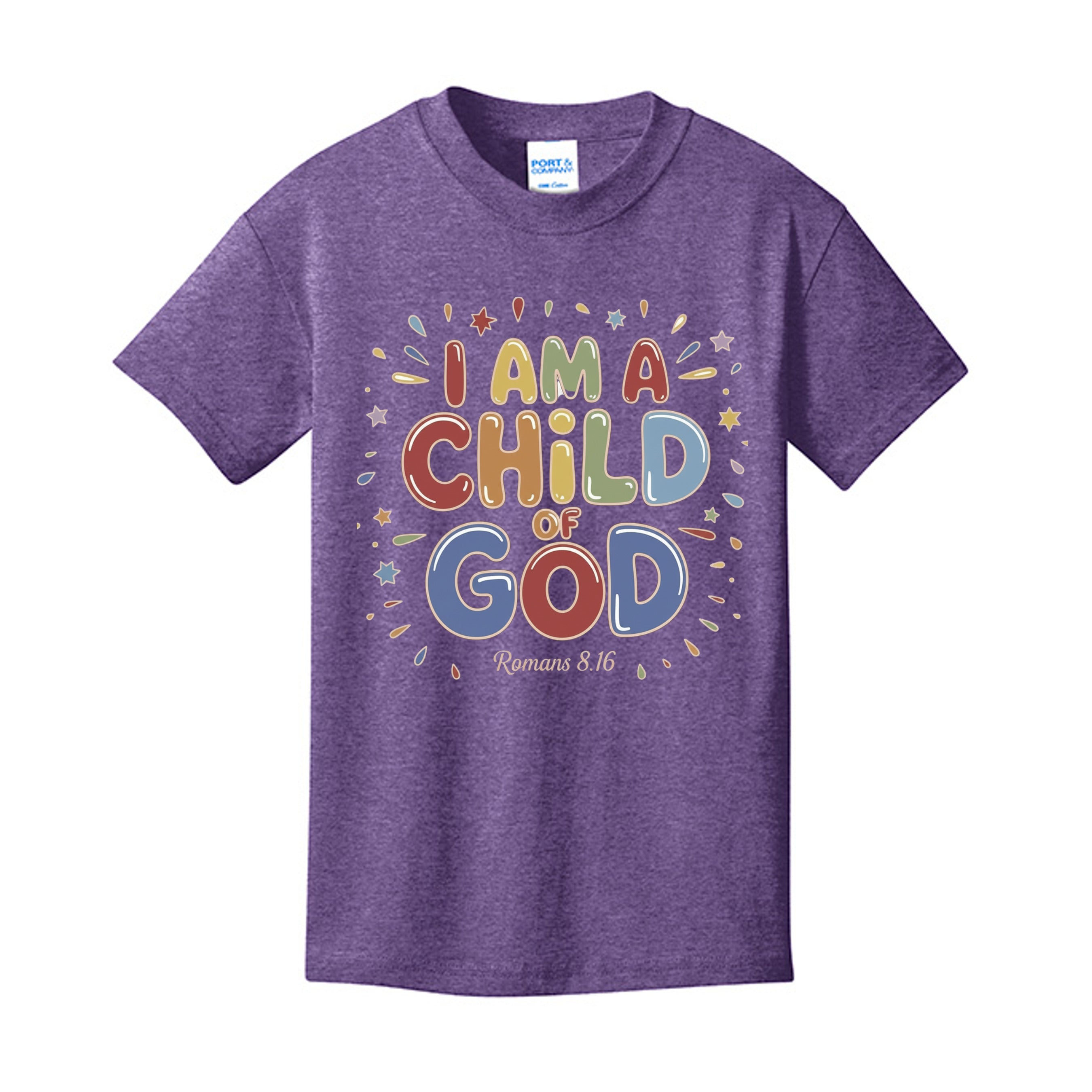Heather Purple - PC54Y - FRONT