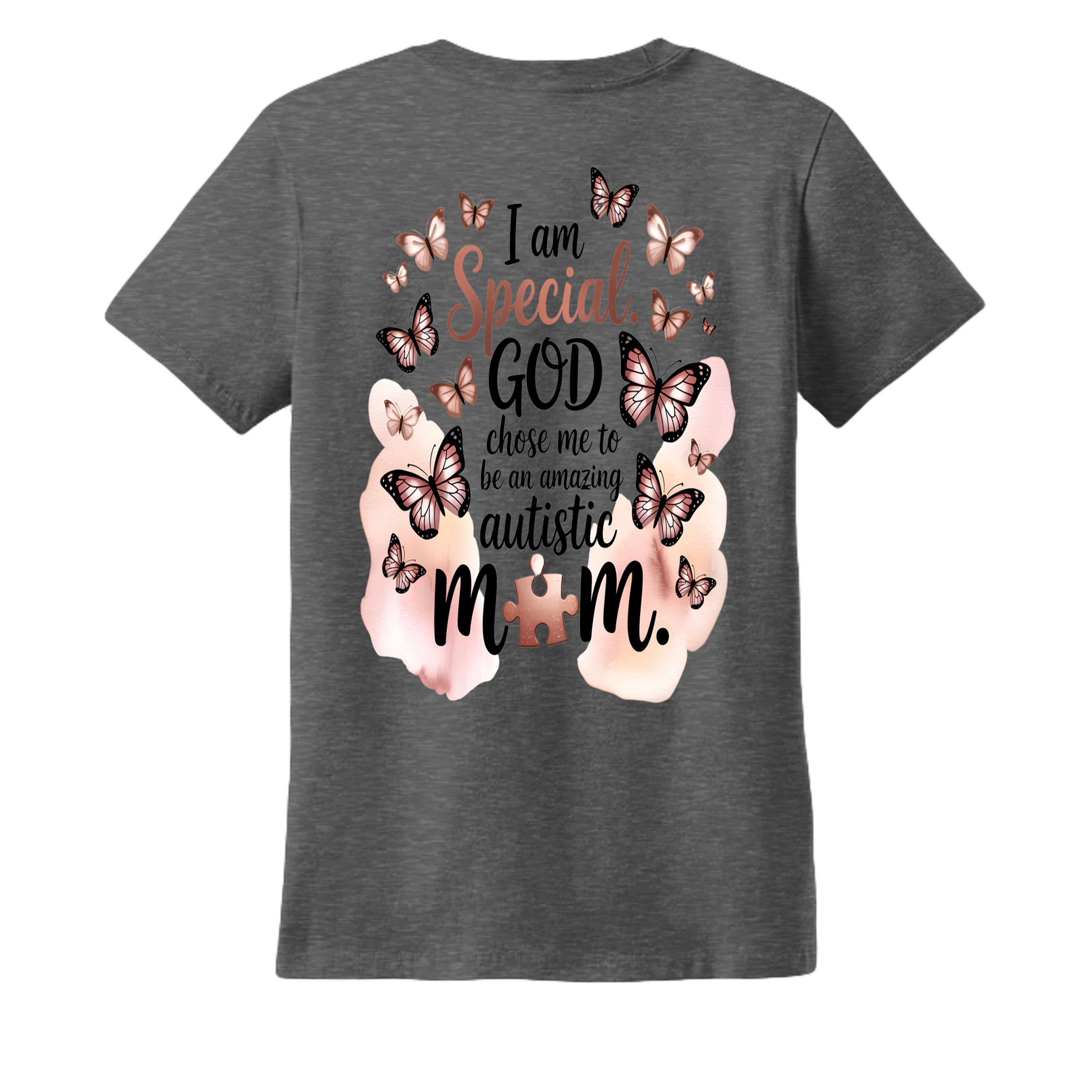 Dark Heather Grey - LPC54 - BACK