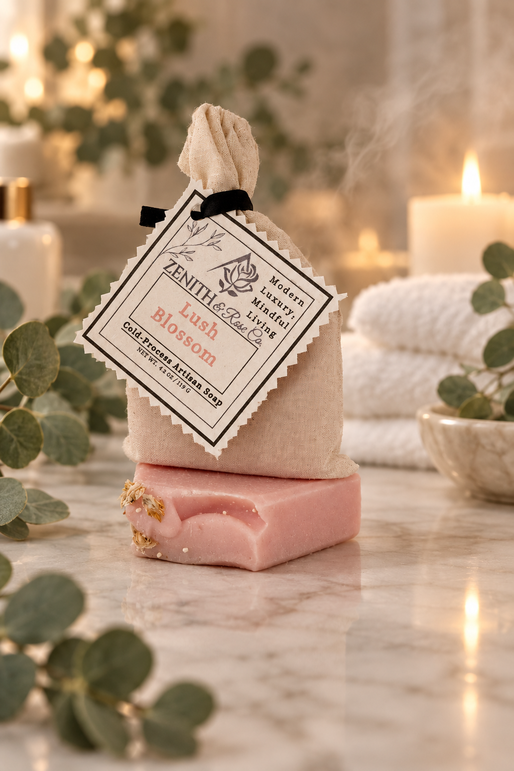 Lush Blossom Artisan Soap Bar