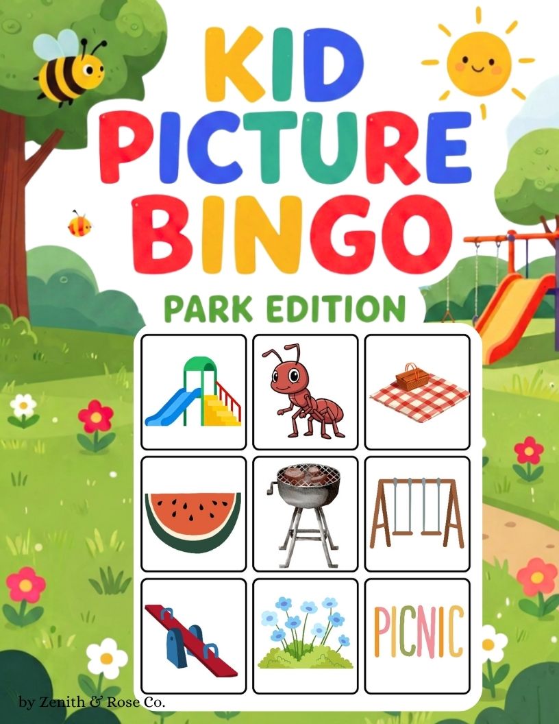 Kid Picture BINGO (PARK EDITION)